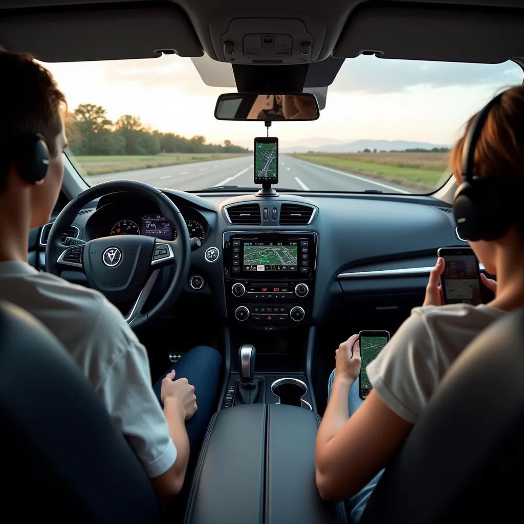 Technology's impact on car journeys