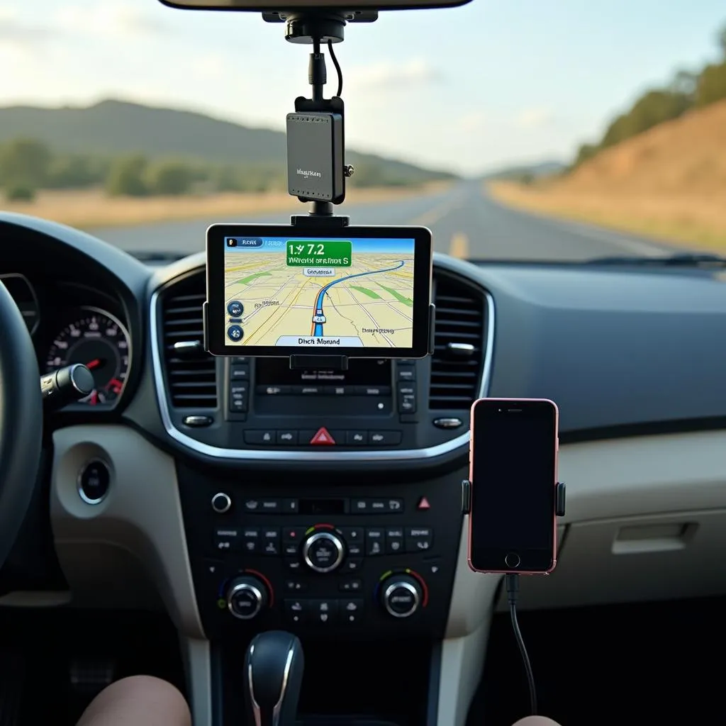 Technology's impact on modern road trips