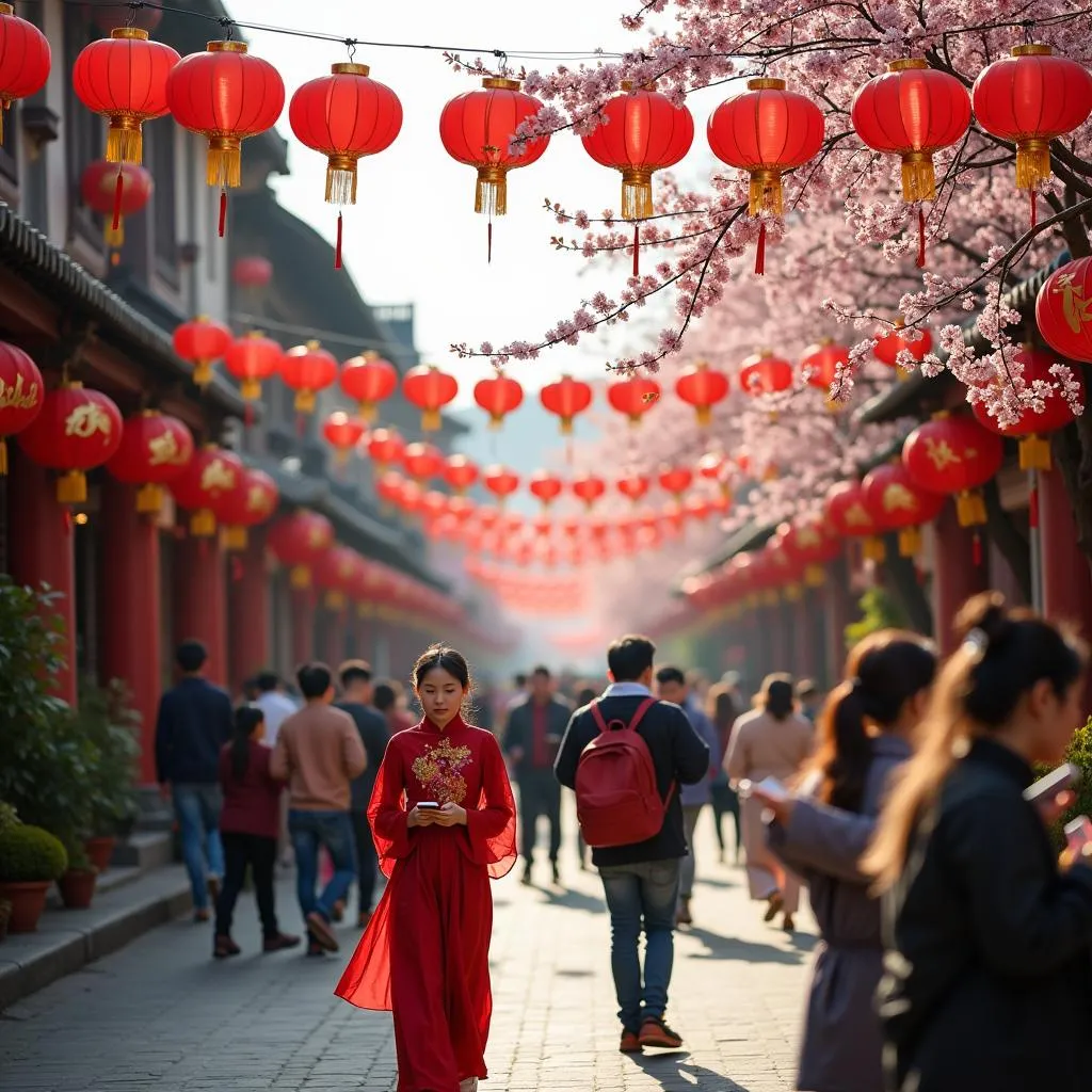 Tet celebration in Vietnam