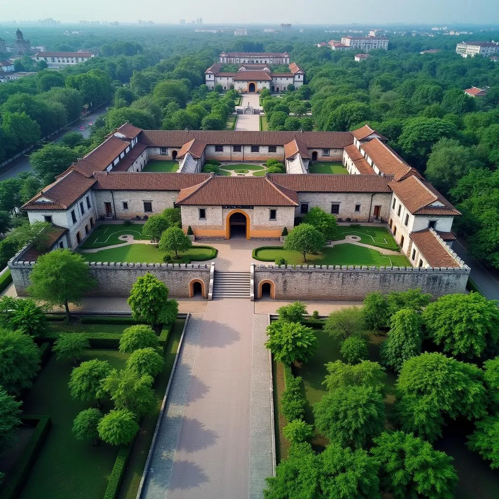 Thang Long Imperial Citadel in Hanoi, Vietnam