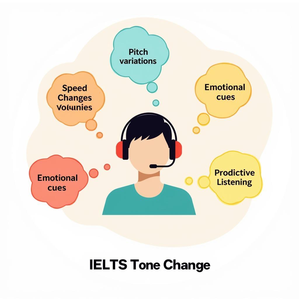 Applying tone change recognition in IELTS Listening test