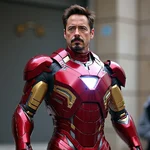 Tony Stark as Iron Man in Marvel films