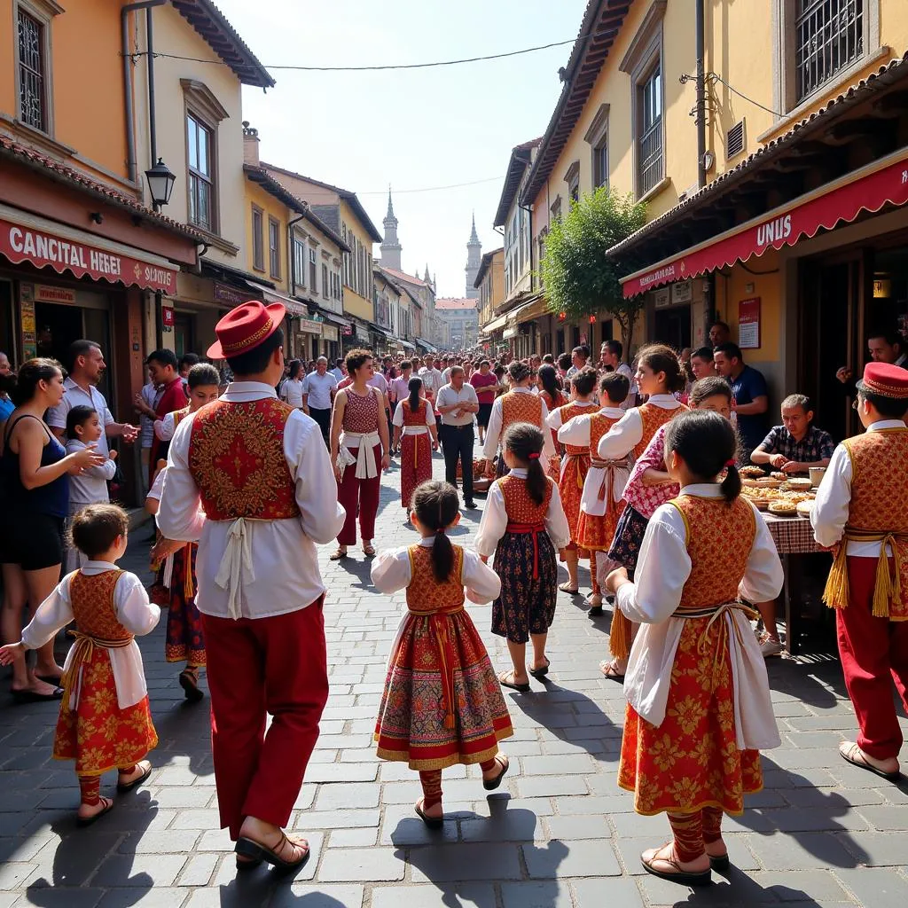 Traditional event showcasing cultural identity