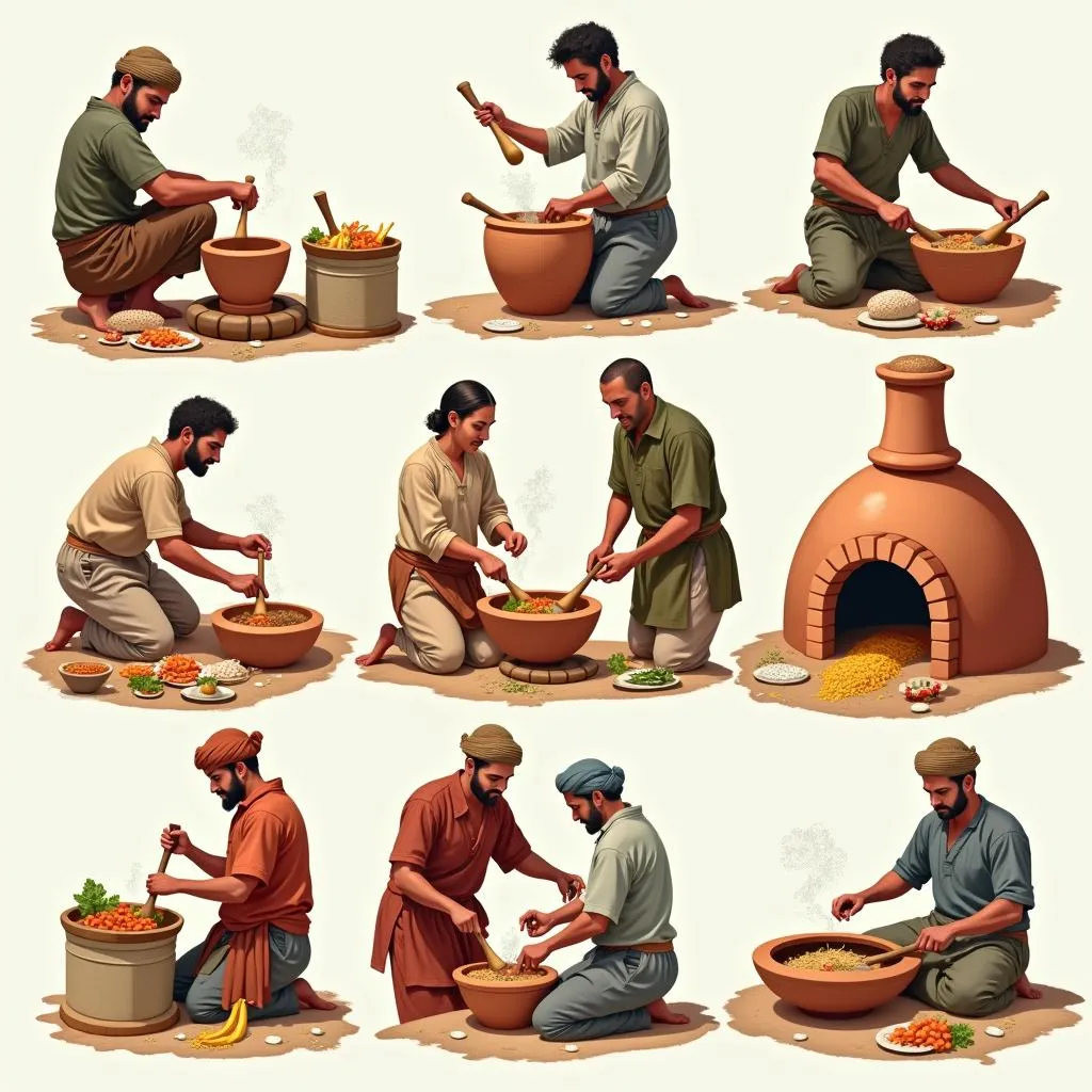 Traditional food preparation techniques