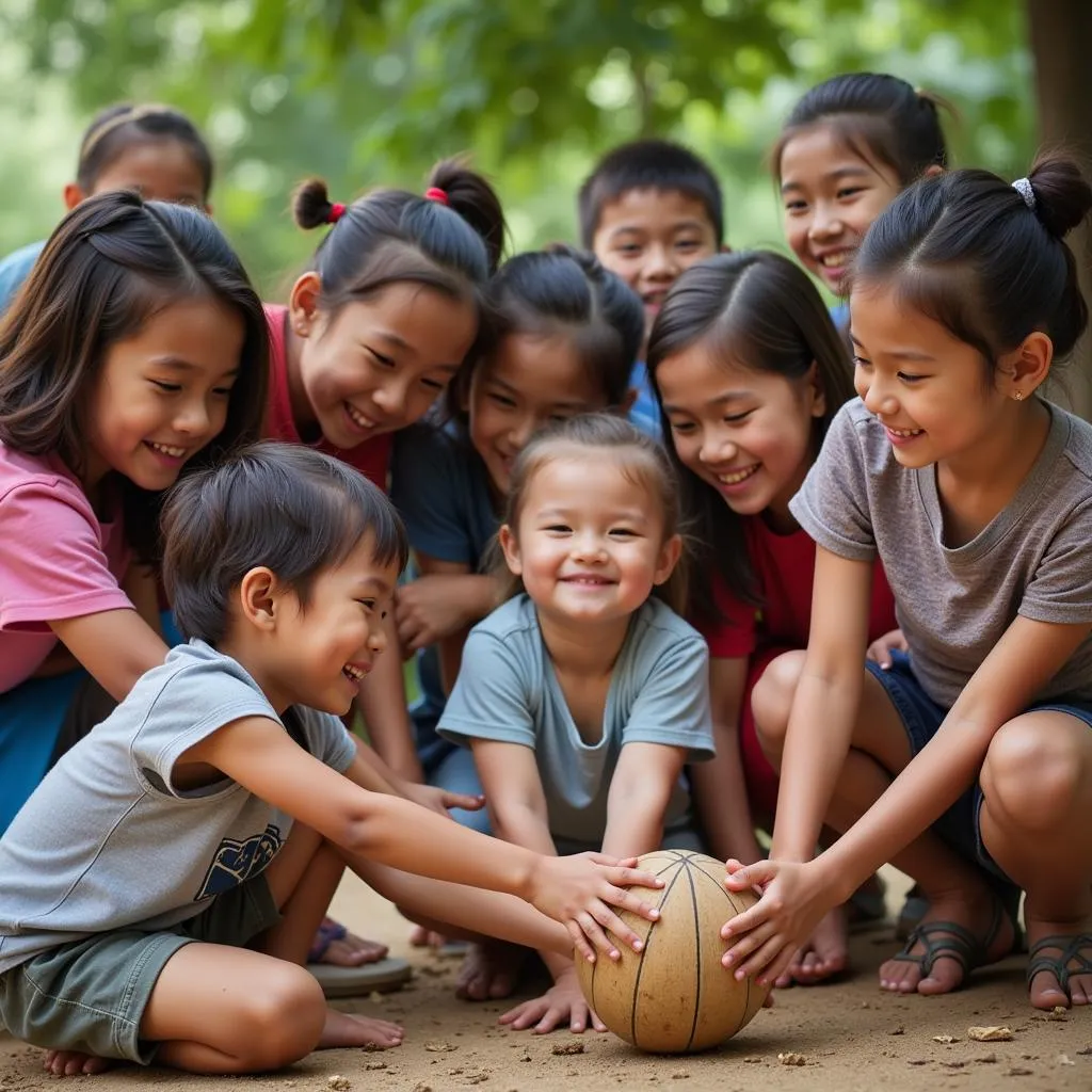 Traditional games fostering teamwork in education