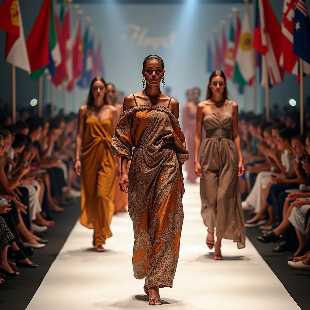 Traditional and modern fashion fusion in the global market