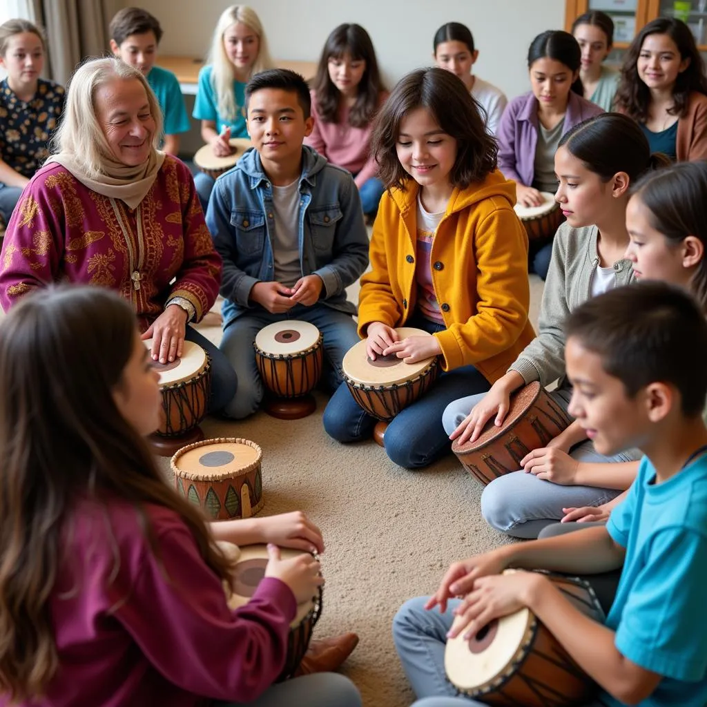 Traditional music education fostering creativity