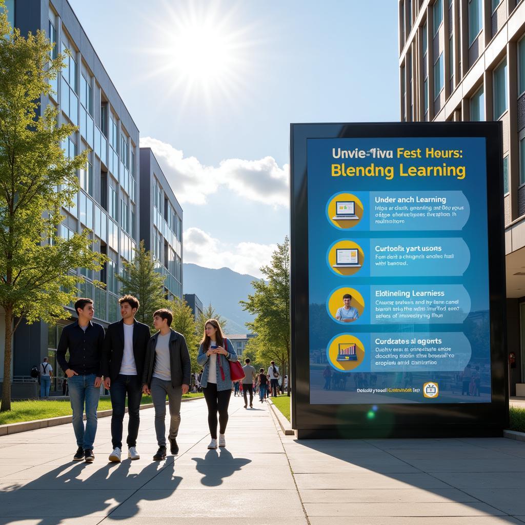 Traditional university adapting to online learning