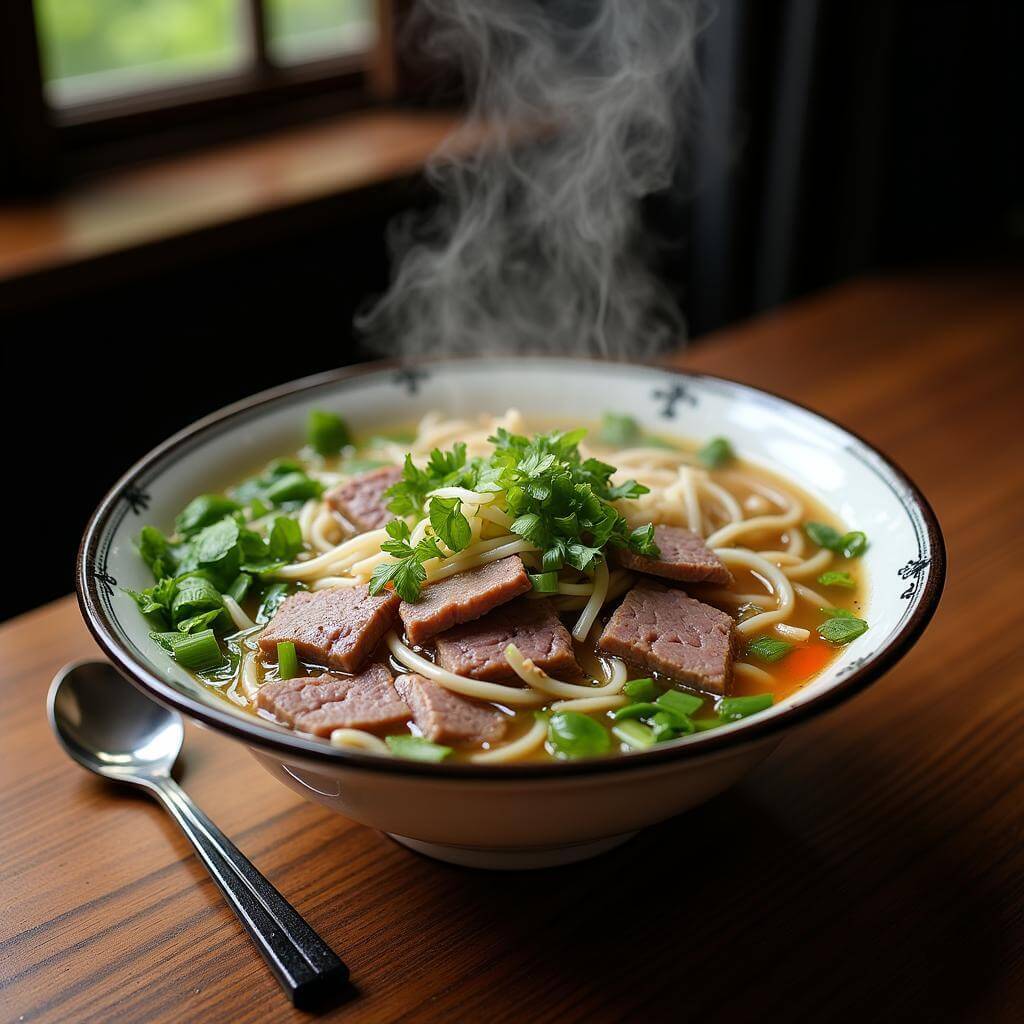 Traditional Vietnamese Pho noodle soup