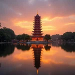 Tran Quoc Pagoda in Hanoi, Vietnam