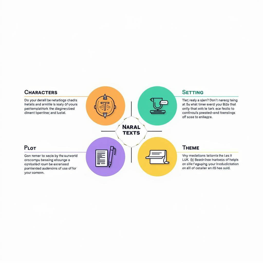 Key elements of narrative texts in IELTS Reading