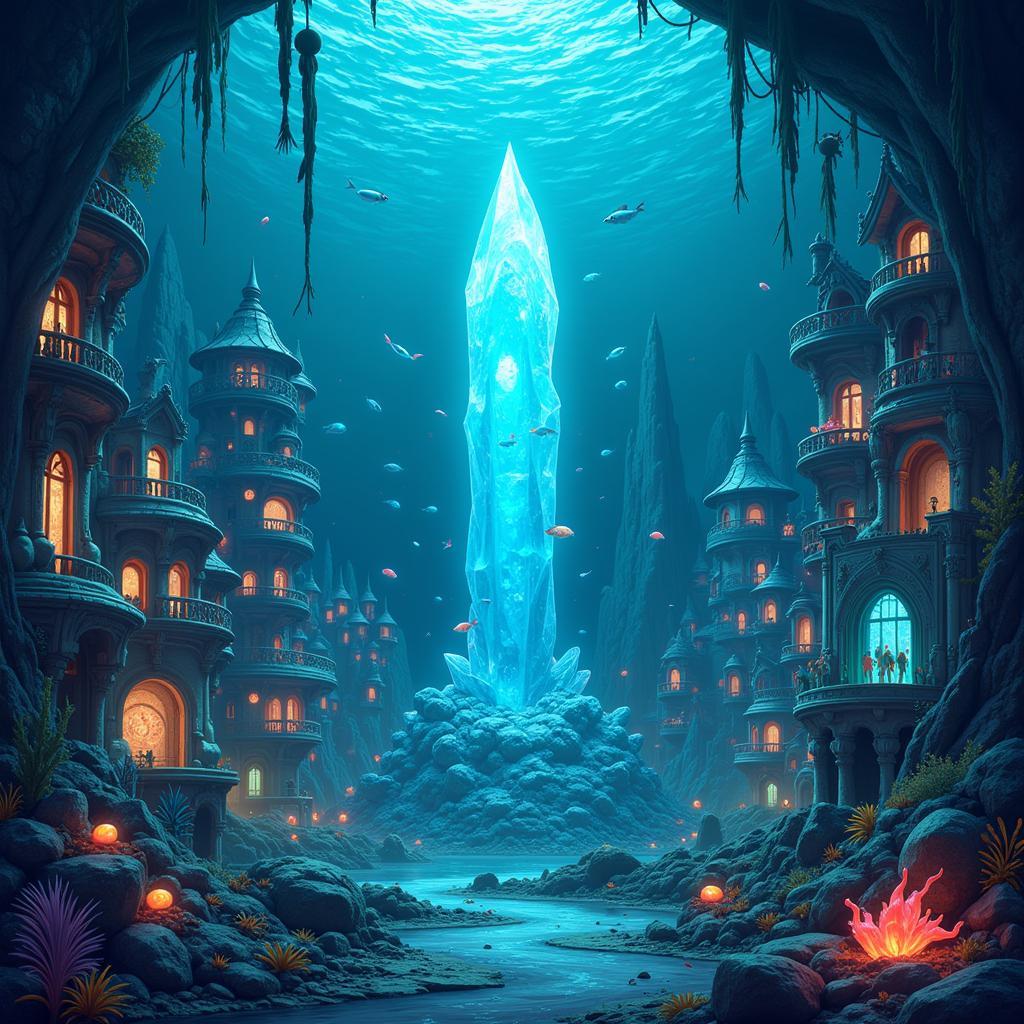 Underwater City Dream Scene