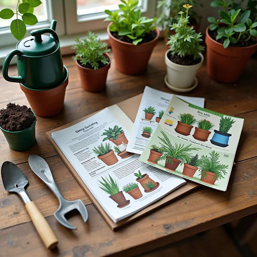 Essential tools and supplies for urban gardening