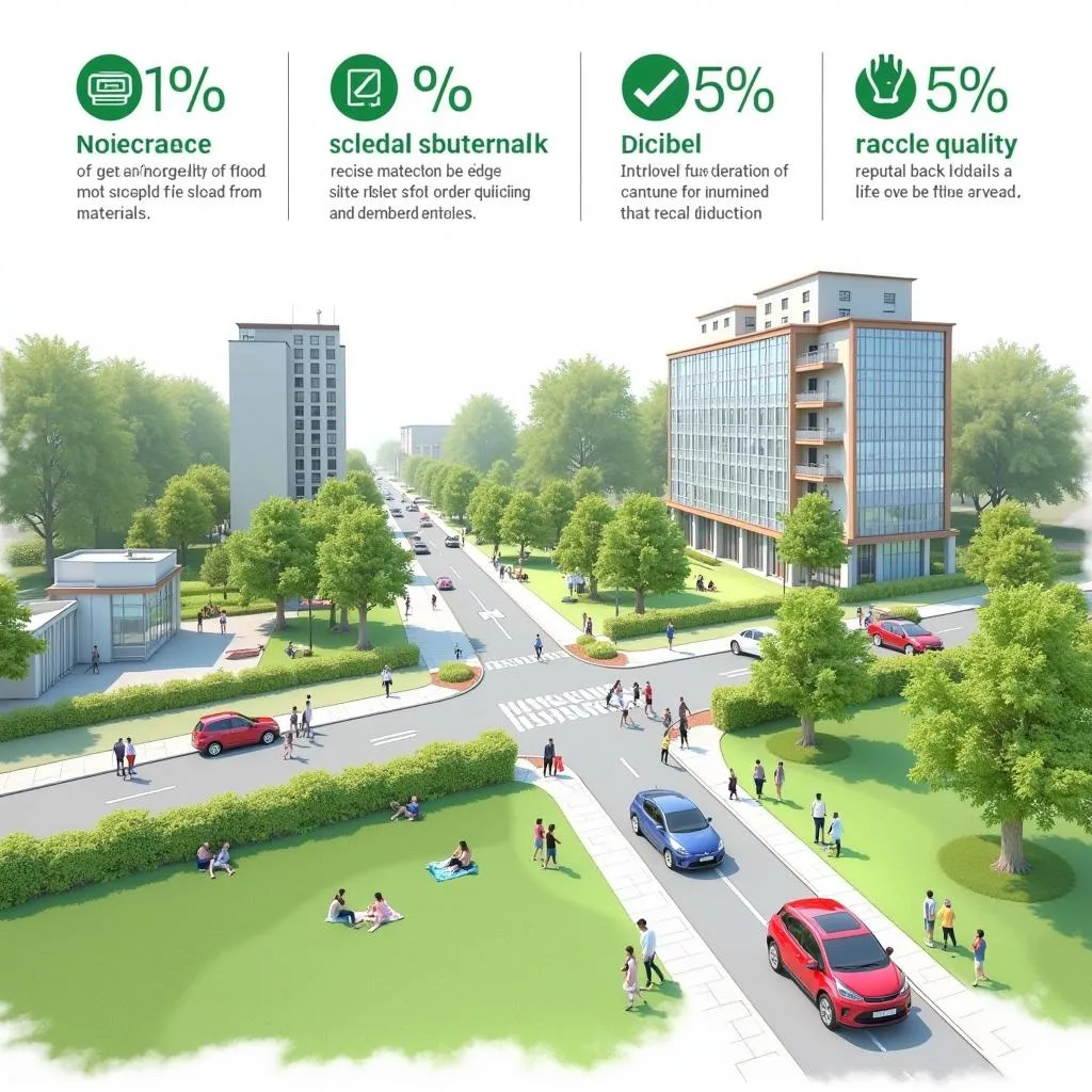 Urban planning to reduce noise pollution