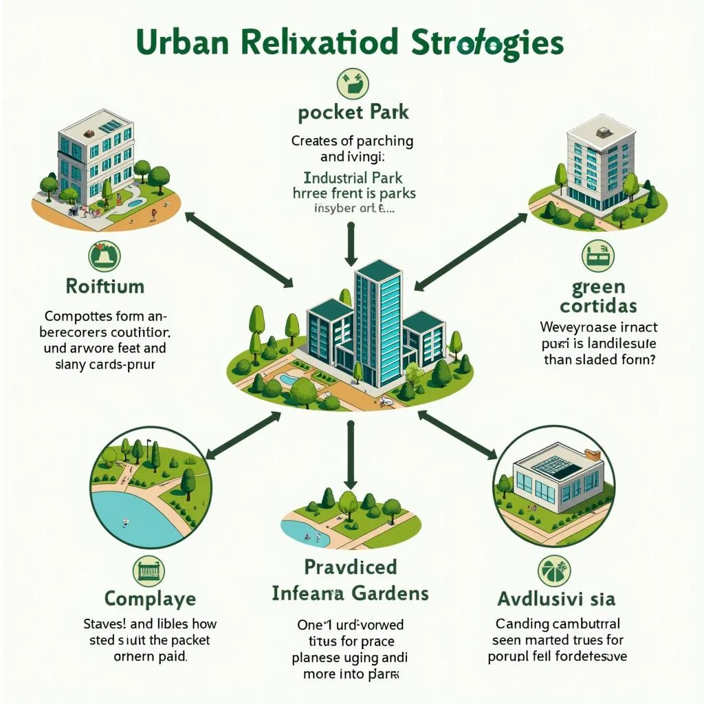 Urban planning for relaxation spaces in cities