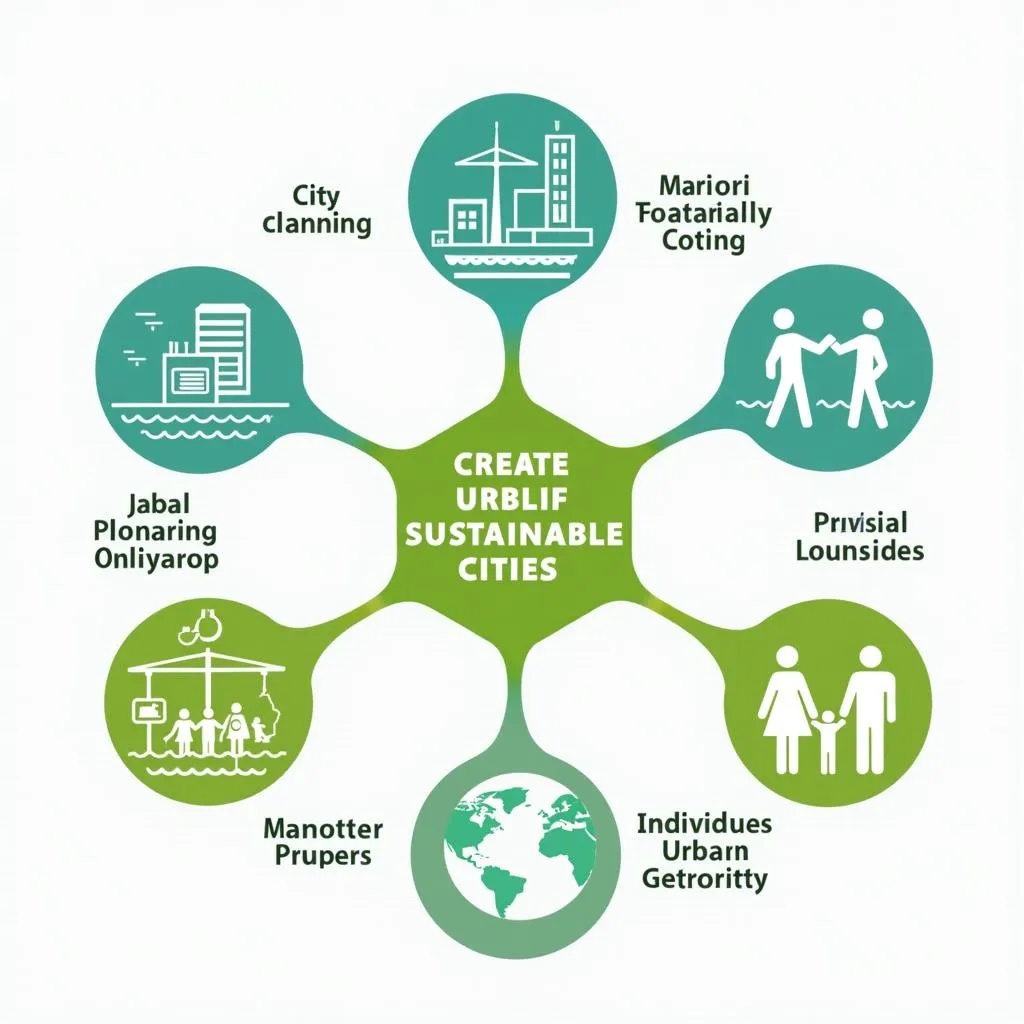 Urban planning and individual actions for sustainable cities