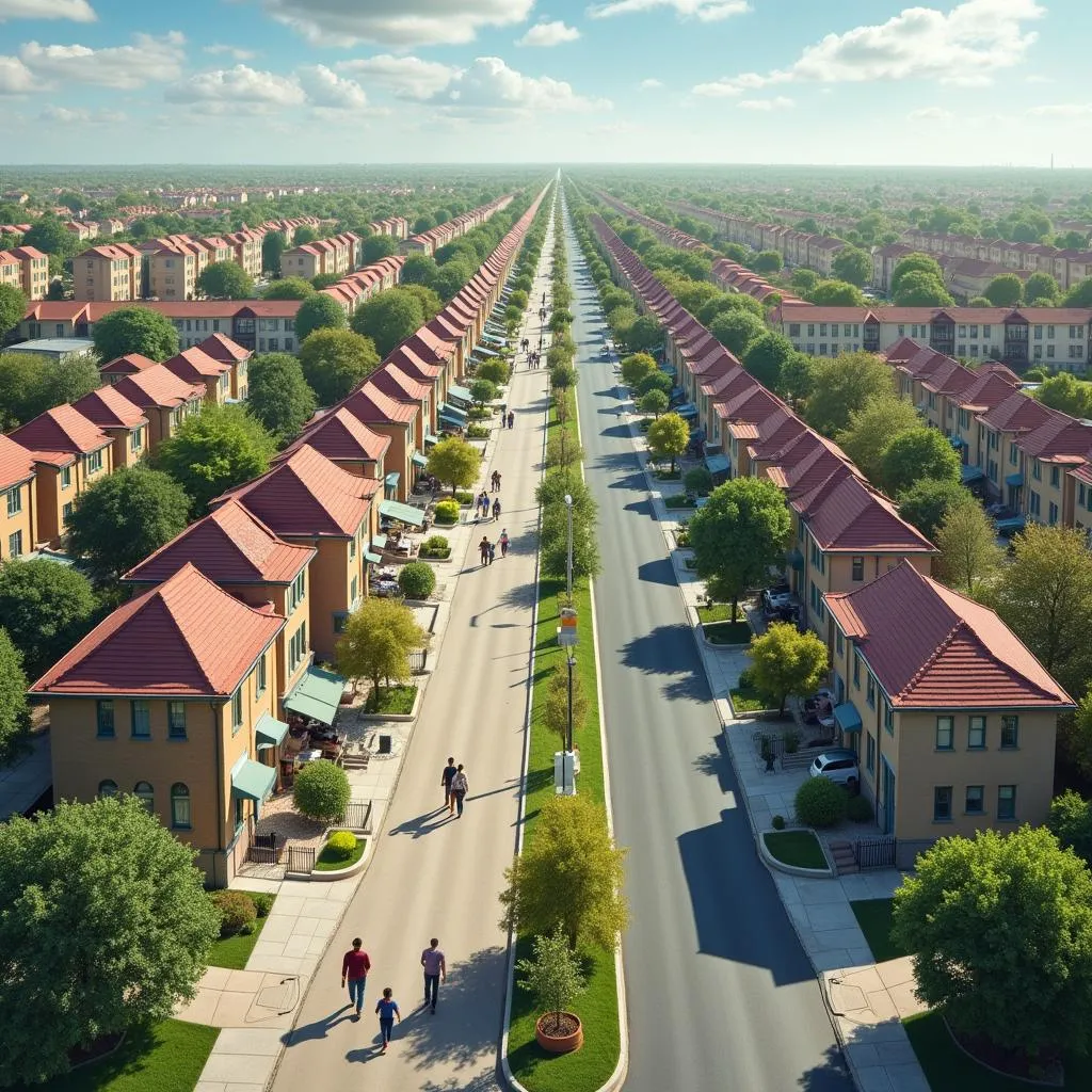 Urban sprawl affecting community life