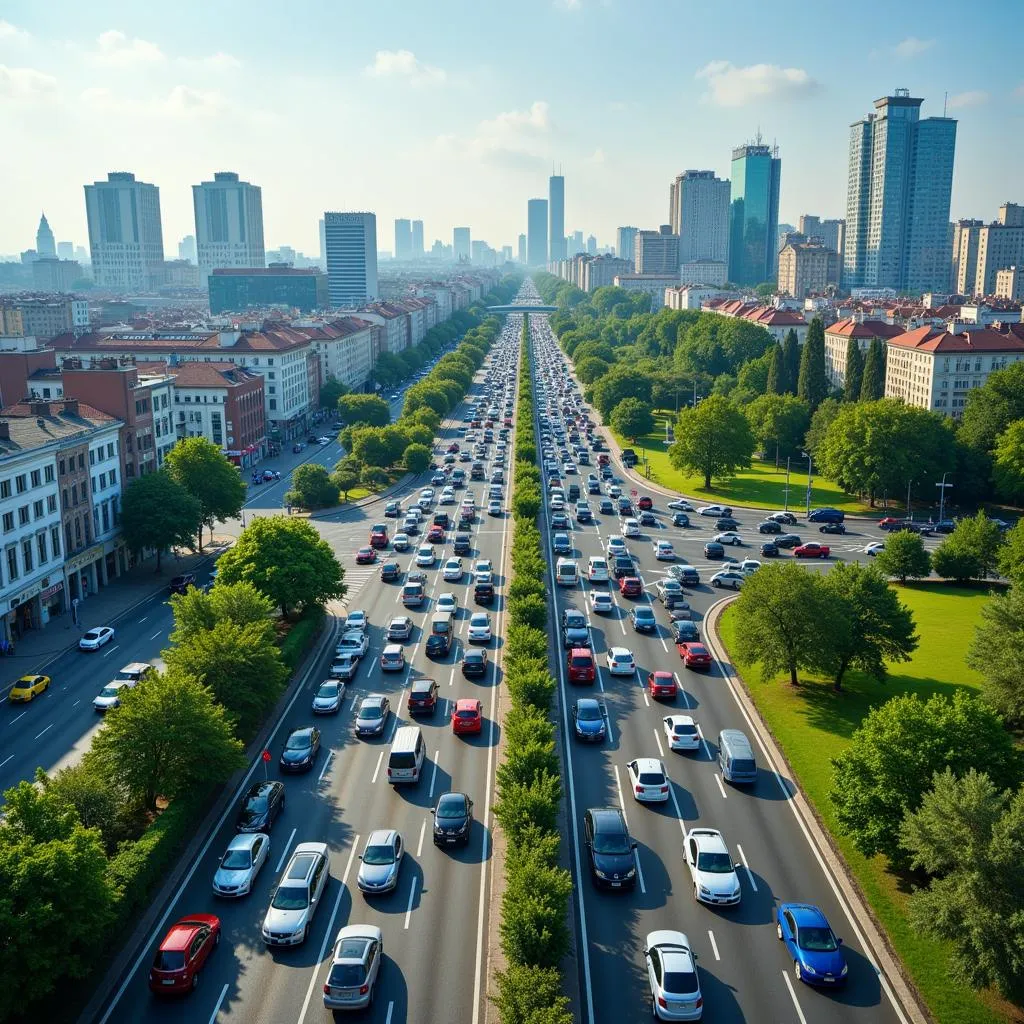 Smart urban planning and technology addressing transportation issues