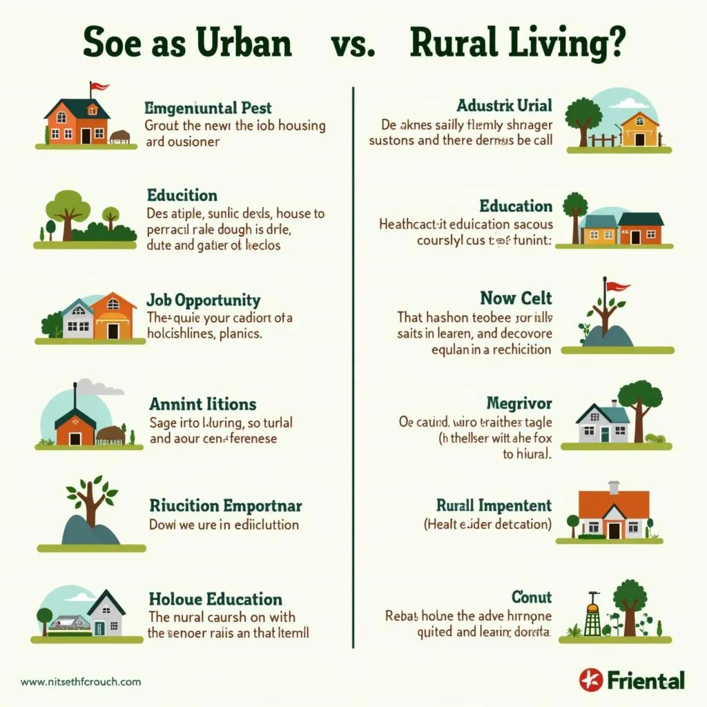 Urban vs Rural Living Comparison