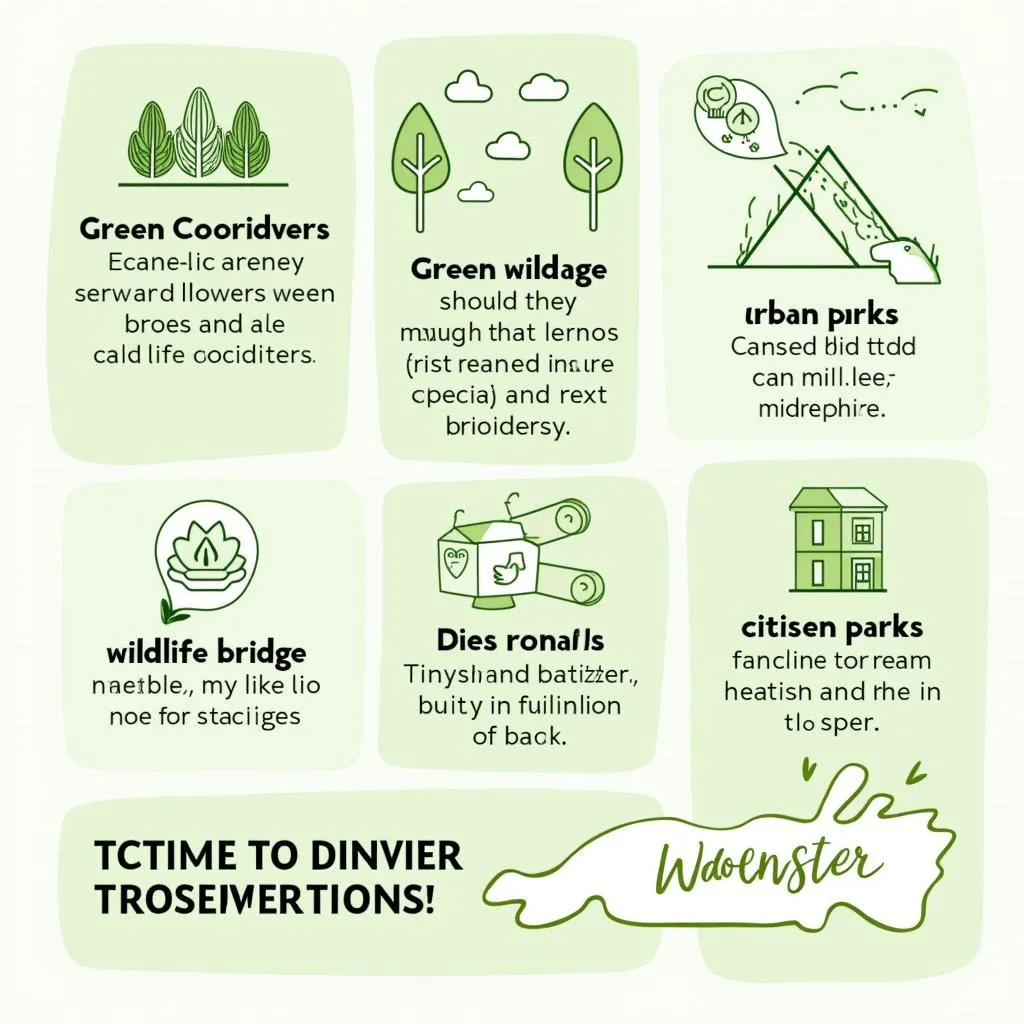 Conservation measures for urban wildlife