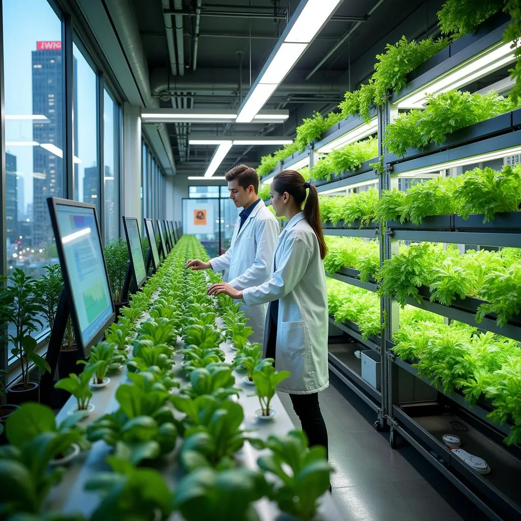 Vertical farming technology addressing food insecurity