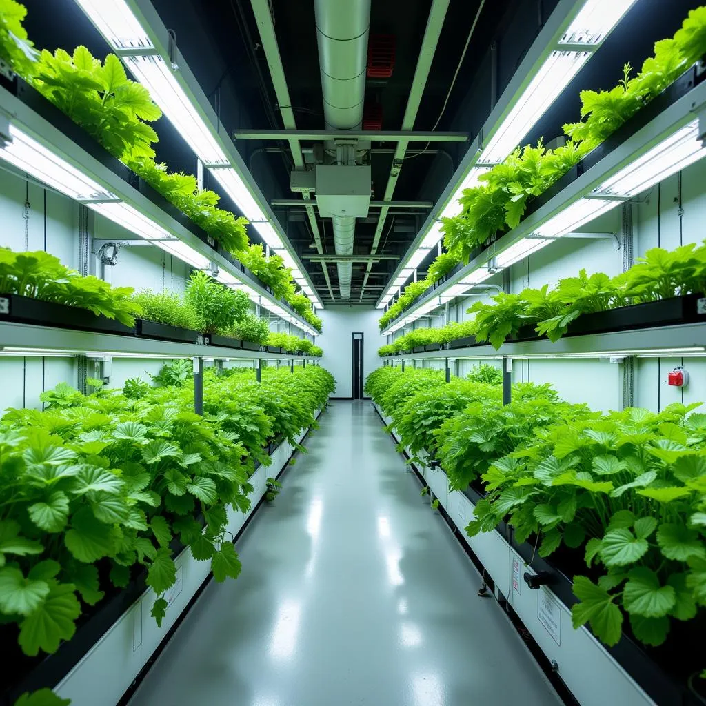 Vertical farming for urban food production