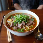 Vietnamese Pho Traditional Noodle Soup