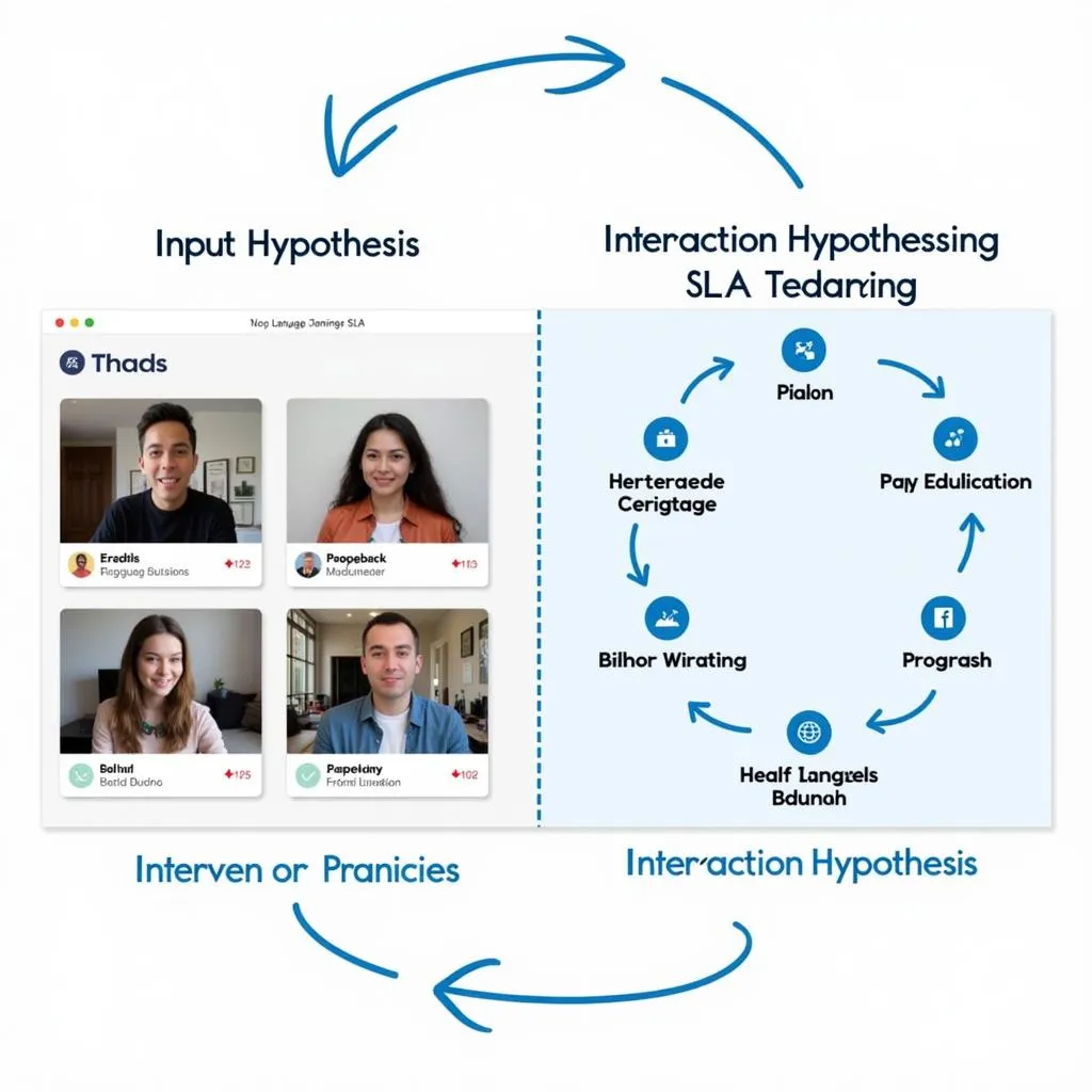 Virtual exchange applying SLA theories