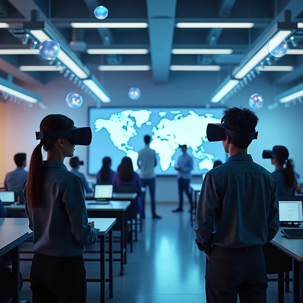 Virtual reality classroom of the future