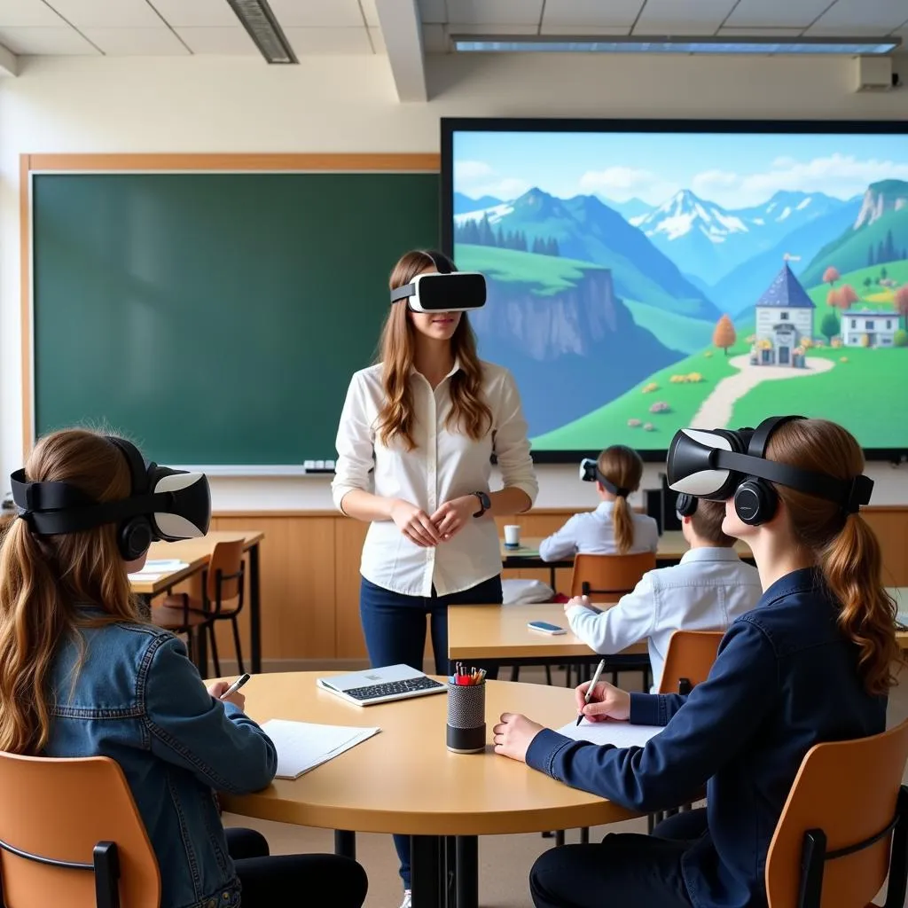 Virtual reality transforming traditional classroom learning