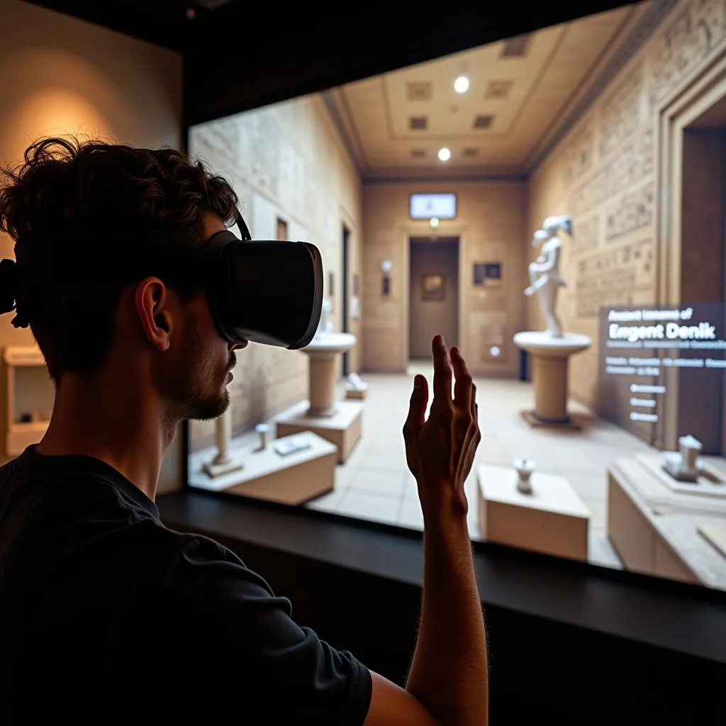 Virtual reality museum experience