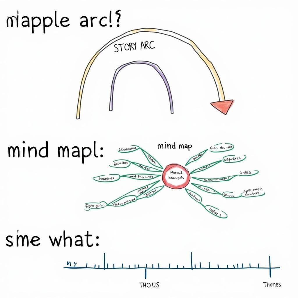 Visual mapping techniques for understanding narrative structure