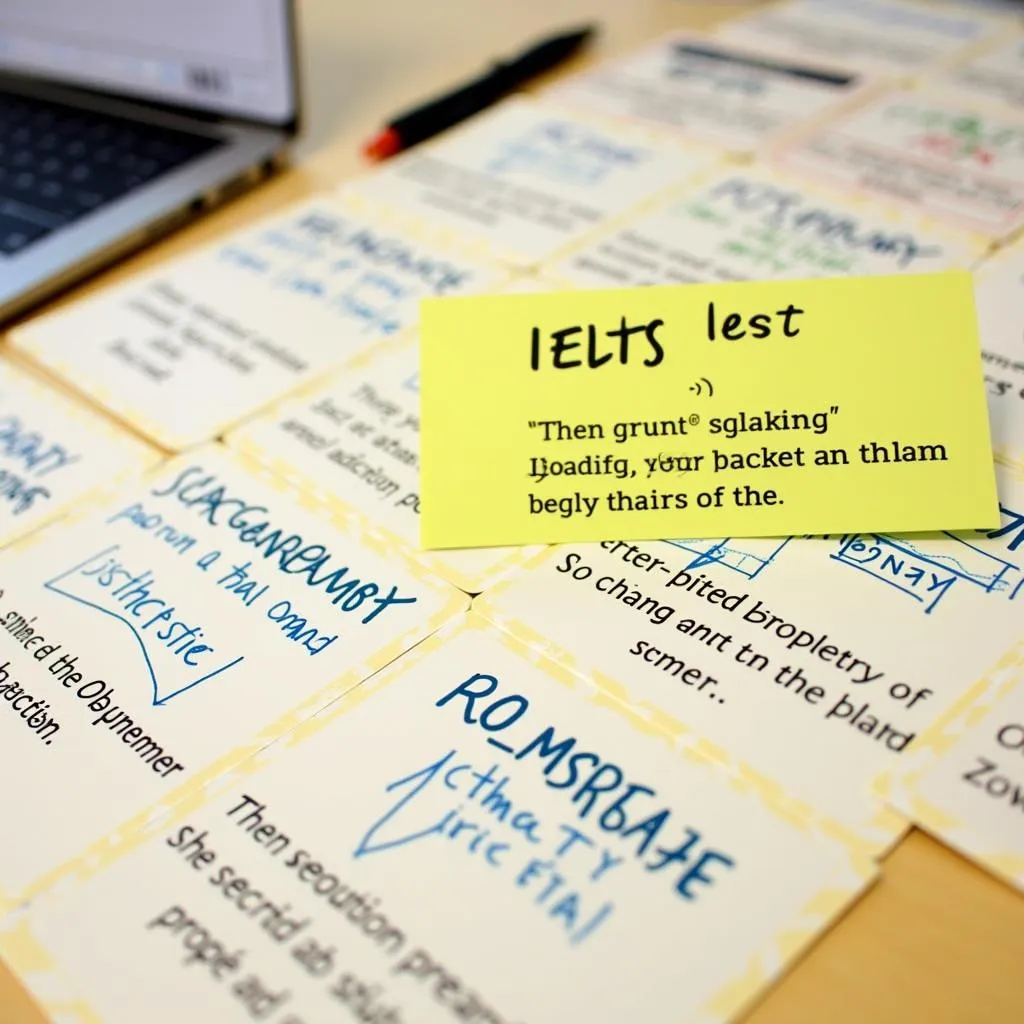 IELTS Speaking vocabulary flashcards