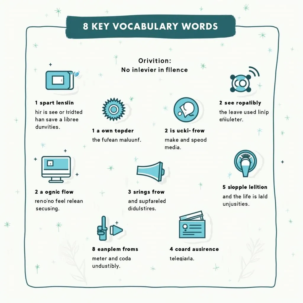 Key vocabulary for discussing media influence