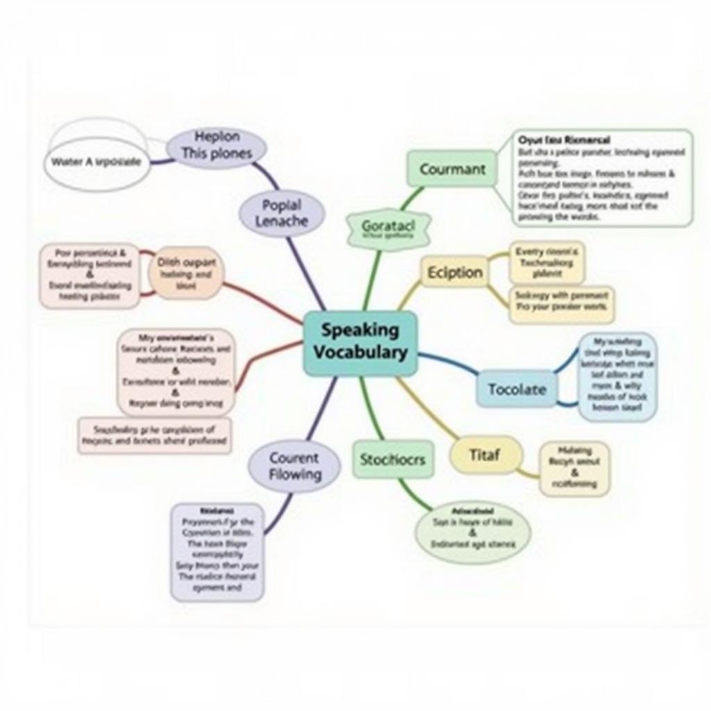 Vocabulary Mind Map for IELTS Speaking