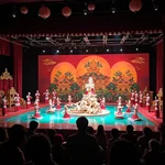 Traditional Vietnamese water puppet theater