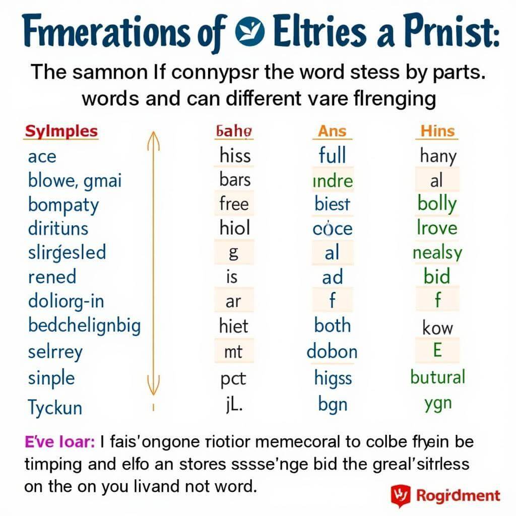 Word stress patterns for IELTS Speaking