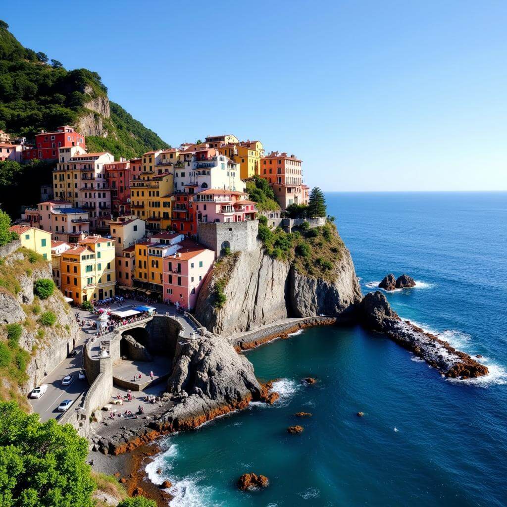 Amalfi Coast scenic spot in Italy