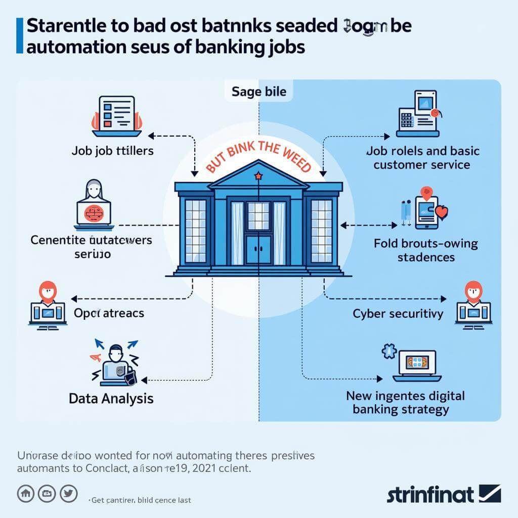 Automation impact on banking employment trends