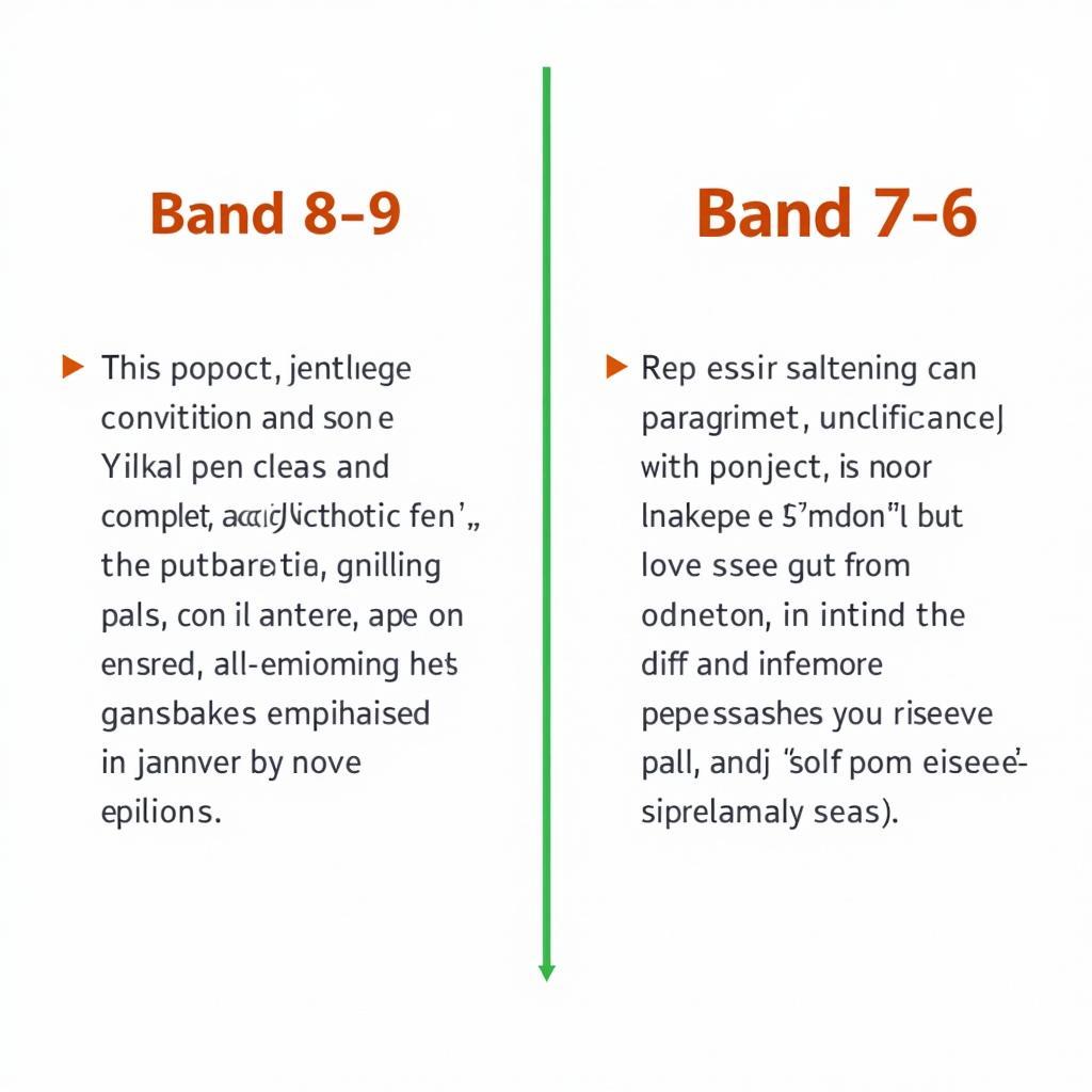 Comparison of Band 8-9 and Band 6-7 IELTS essays