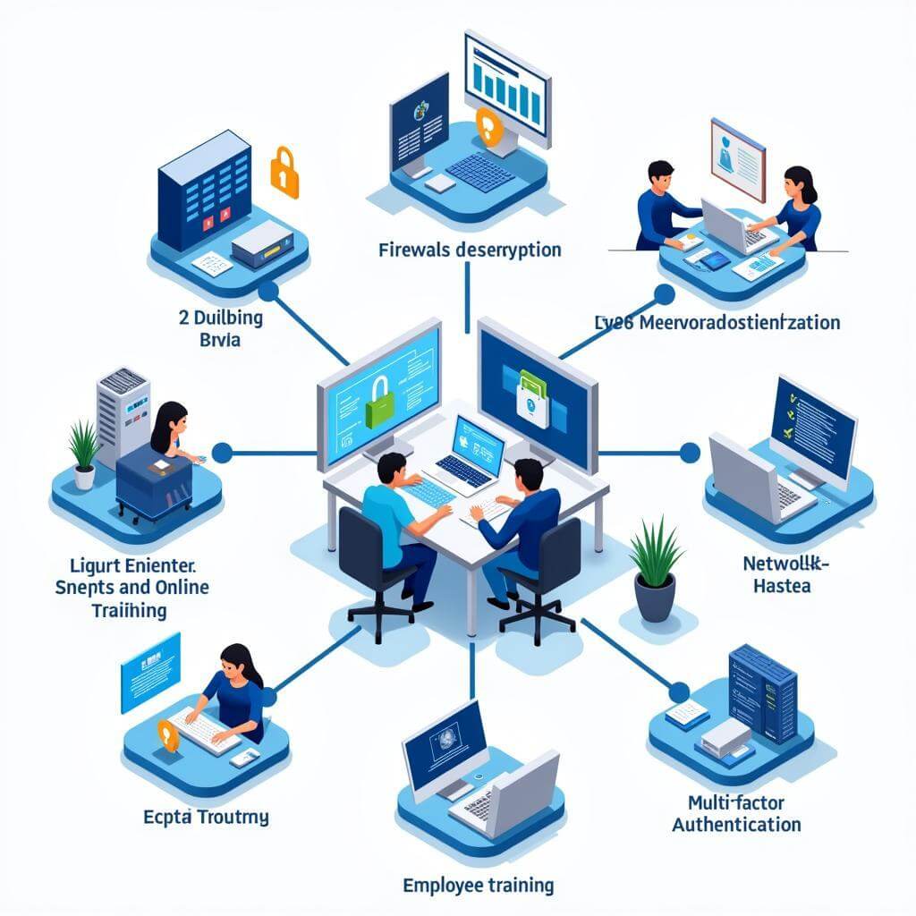 Cybersecurity measures for business data protection