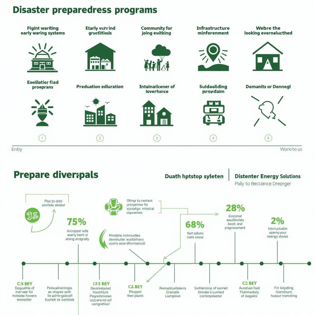 Disaster preparedness programs and climate change mitigation strategies