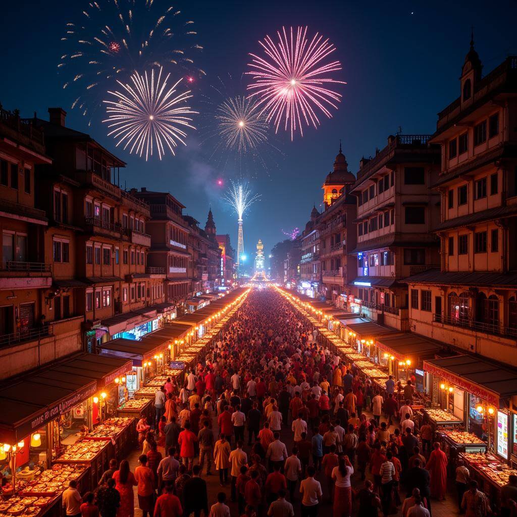 Diwali festival celebration in India