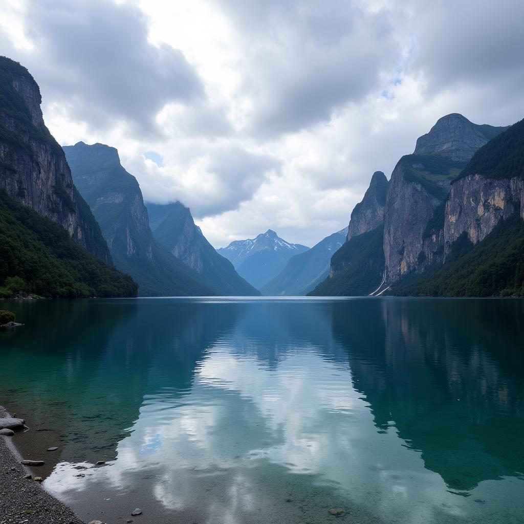 Breathtaking view of Fiordland National Park in New Zealand