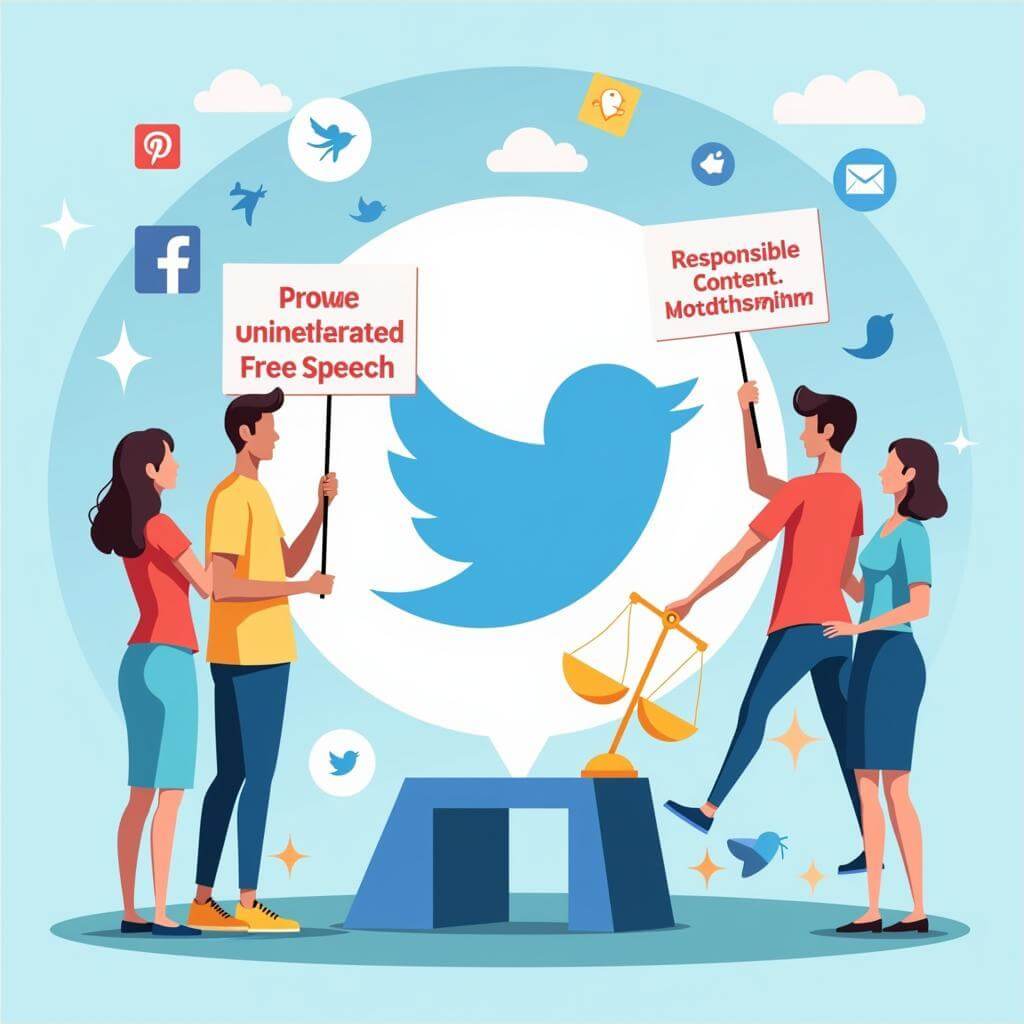 Free speech debate on social media platforms