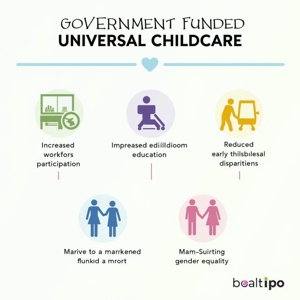 Benefits of government-funded universal childcare