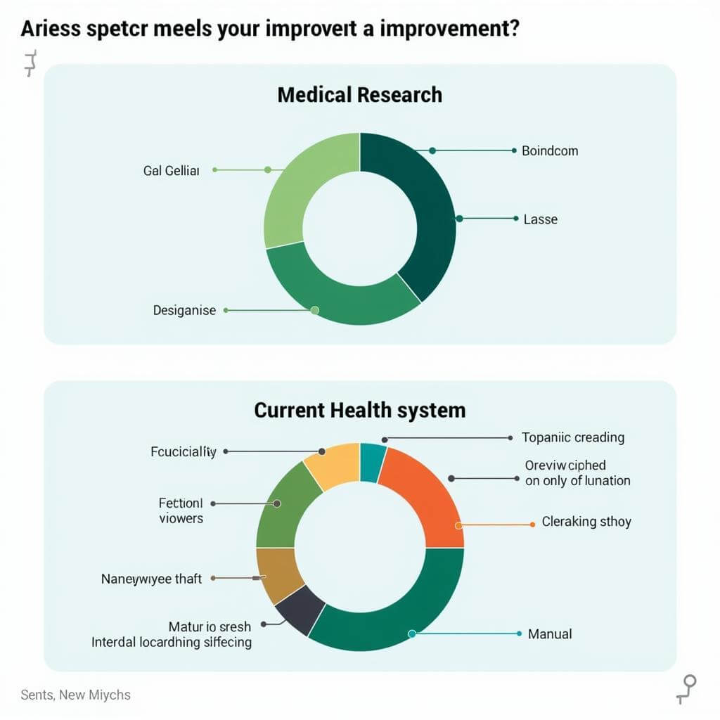 Diagram of healthcare spending allocation