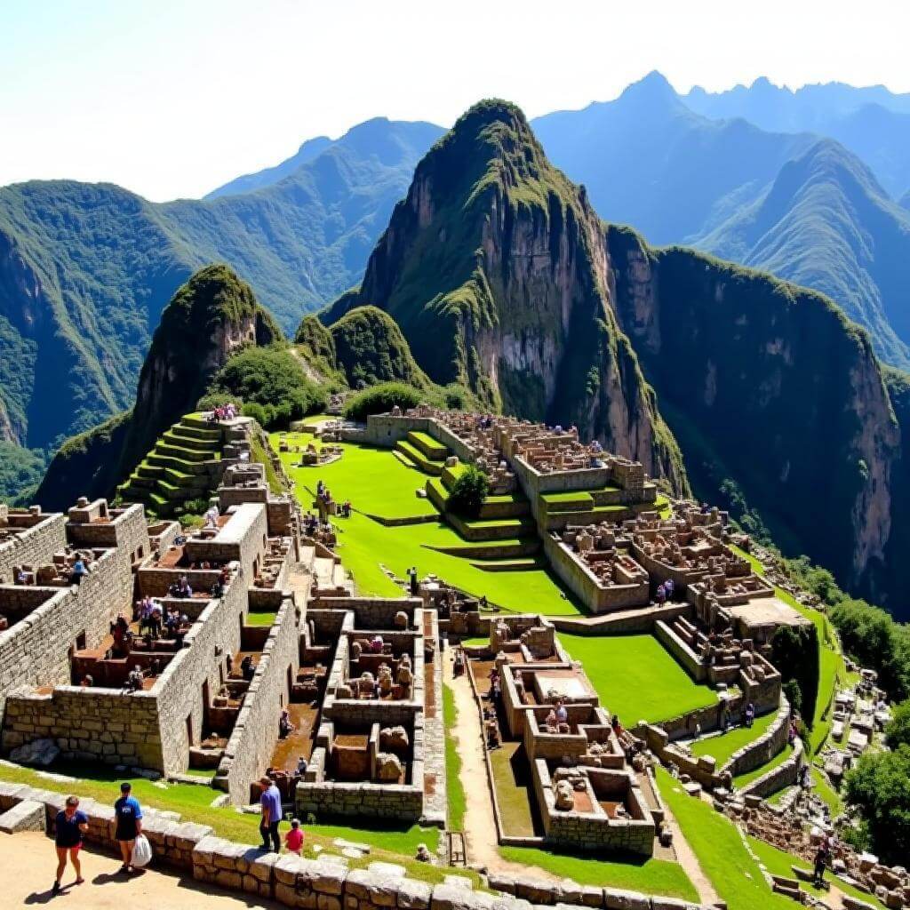 Machu Picchu, an important historical site for tourism in Peru