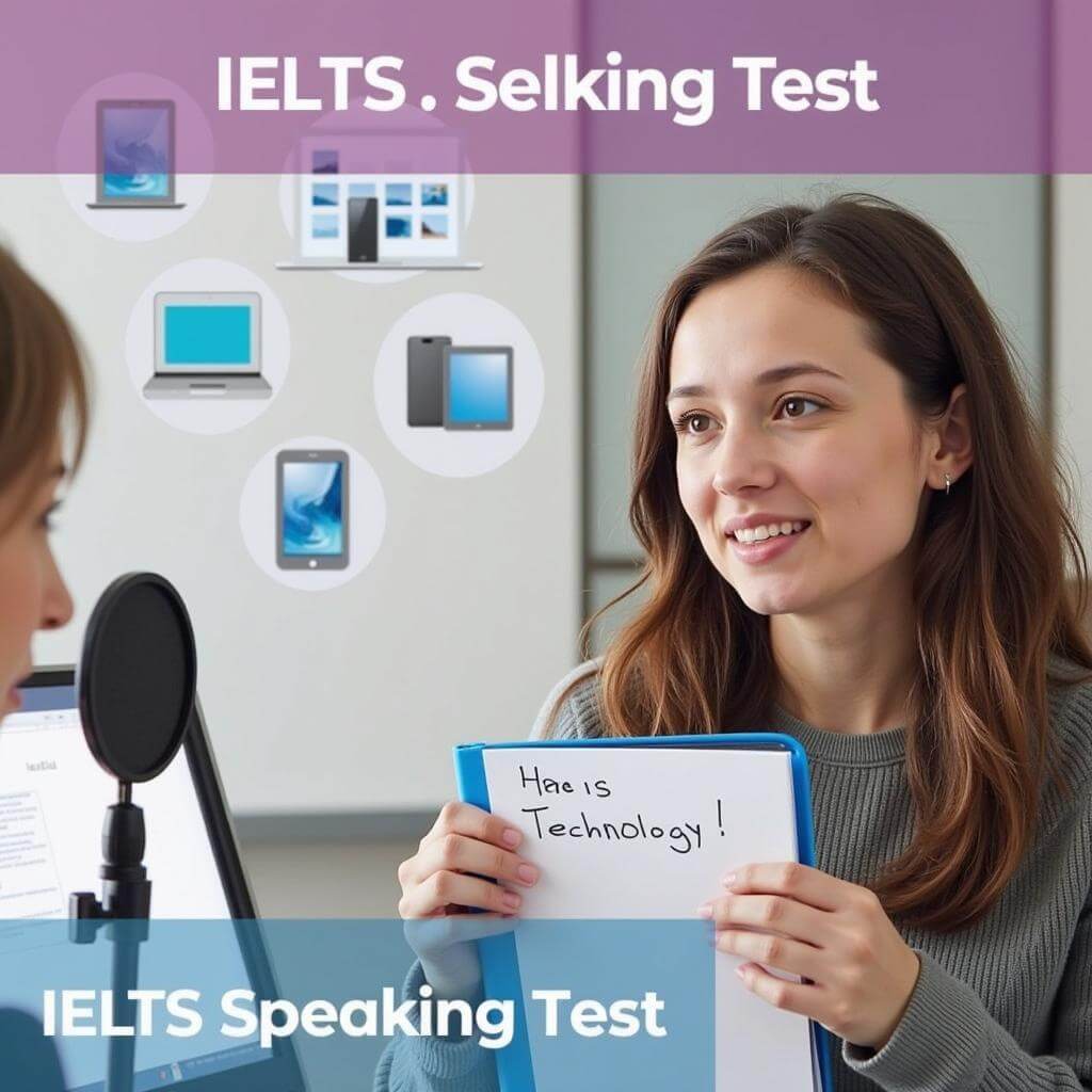 IELTS Speaking Test preparation with technology topic