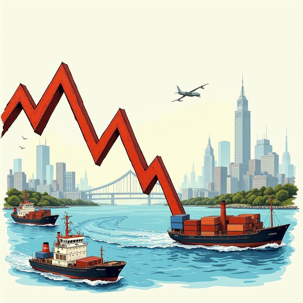 Economic downturns affecting global trade